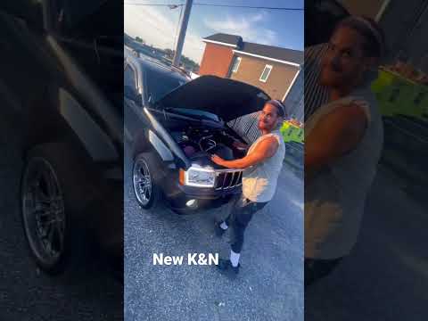 Wk Jeep 2005 4.7 v8 just installed K&n Cold Air Intake Rev from throttle body 🤩