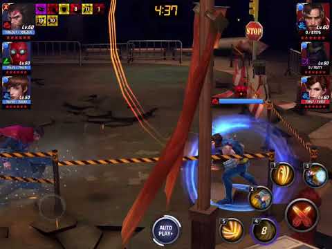 [Marvel Future Fight] Auto play Wolverine Timeline battle