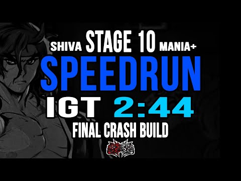 SOR4 - SPEEDRUN - STAGE 10 - MANIA+ - IGT 2:44 - WR - SHIVA
