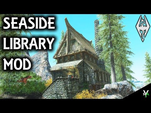 THE SEASIDE LIBRARY: Amazing Library/Lore Mod- Xbox Modded Skyrim Mod Showcase