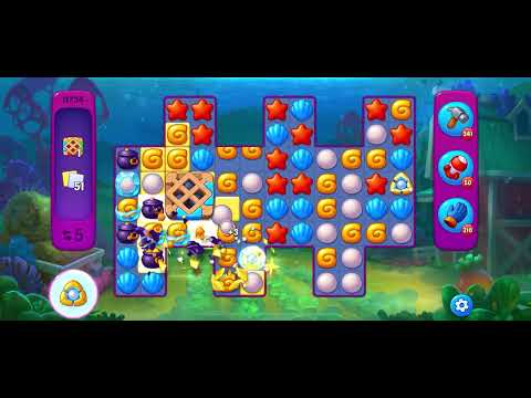 Fishdom Very Hard level 11734 no boosters フィッシュダム ベリーハード