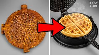 ASMR - Heart Waffle Machine Restoration - No Talking!