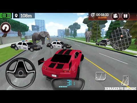 Drive for Speed Simulator: Red Camaron Car Random Mode - Android GamePlay 2019