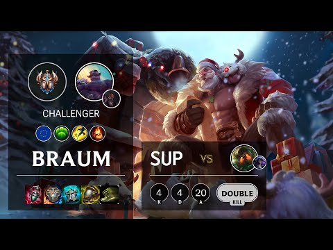 Braum Support vs Nautilus - EUW Challenger Patch 10.19