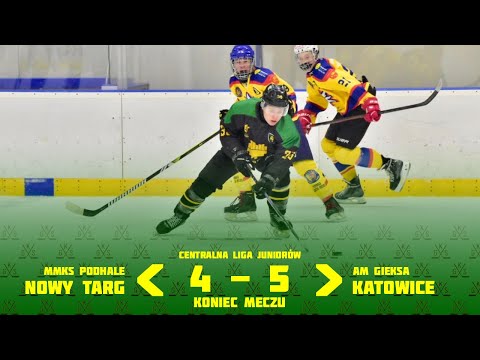 MMKS Podhale Nowy Targ - AM GieKSa Katowice || Skrót Meczu || Centralna Liga Juniorów