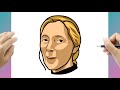 Cómo Dibujar A Jane Goodall Paso A Paso Tutorial De Dibujo Fácil Para Principiantes