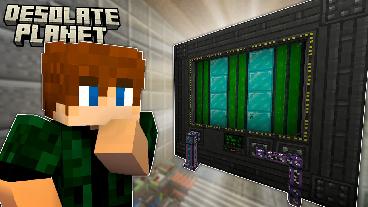 Fiz um REATOR NUCLEAR DESNECESSÁRIAMENTE GRANDE!!! - Minecraft Desolate Planet E19 (1.20)