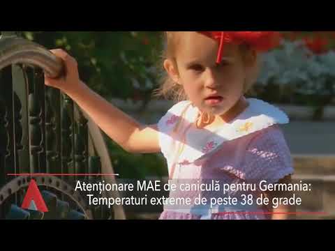 Stiri Mediafax 25 Iulie - Atenționare de caniculă în Germania