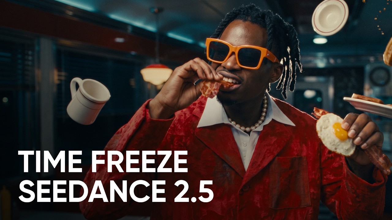 Breakfast, Interrupted — Time Freeze VFX with Seedance 2.5
