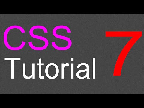 CSS Layout Tutorial 07 Image sidebar