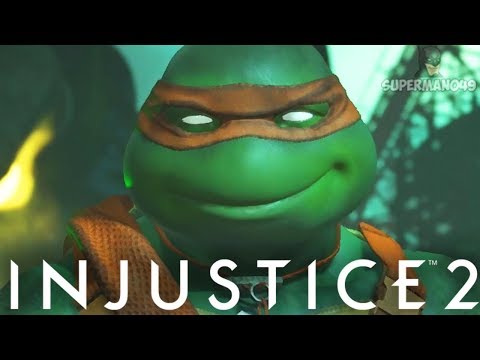 INSANE ENDING... MICHELANGELO'S MIX IS TOO STRONG! - Injustice 2: "Ninja Turtles" Gameplay