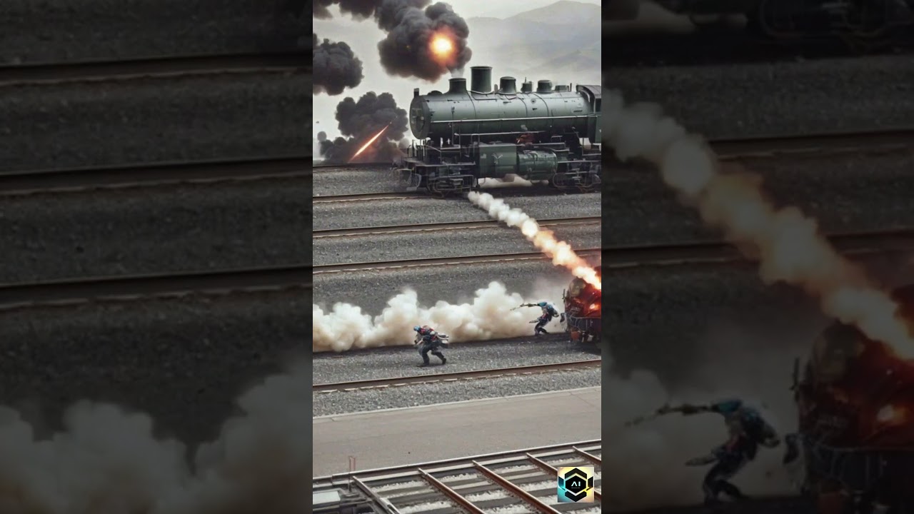 stable diffusion - train accident #deforumdiffusion #deforumstablediffusion