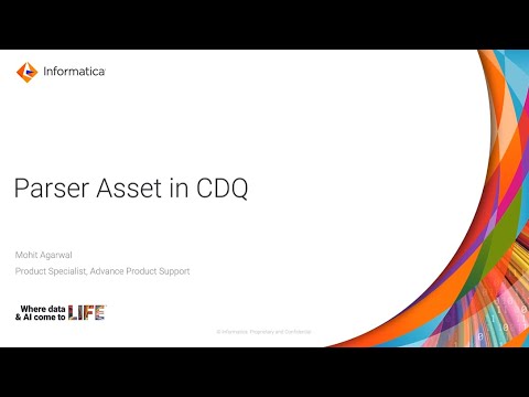 Parser Asset in CDQ