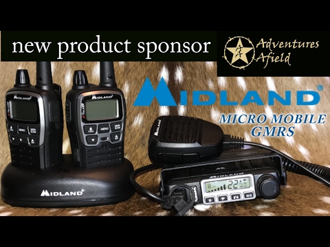 Adventures Afield: new sponsor: Midland Radios GMRS micro mobile