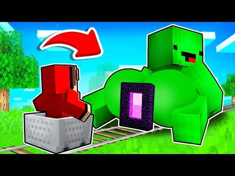 Secret PORTAL inside MIKEY? What INSIDE this MIKEY'S PORTAL? 7 Ways to troll JJ in Minecraft!