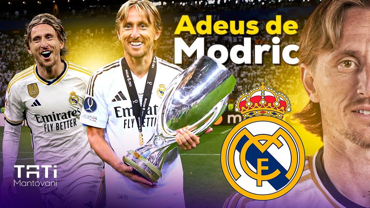 OFICIAL LUKA MODRIC DEIXARÁ O REAL MADRID DEPOIS DO MUNDIAL DE CLUBES, É O FIM DE UMA ERA