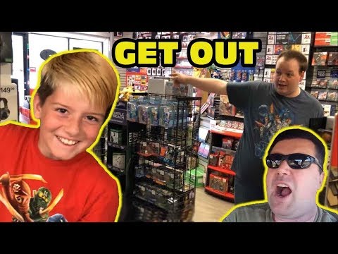 Kid Temper Tantrum Gets Banned From Gamestop By Angry Store Manager [ Original ]
