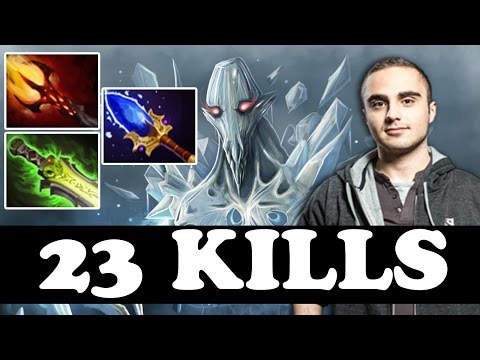 Kuroky Plays Ancient Apparition WITH DAGON AND ETHEREAL BLADE - 23 Kills - Dota 2