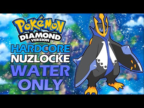 Pokémon Diamond Hardcore Nuzlocke Water Types Only