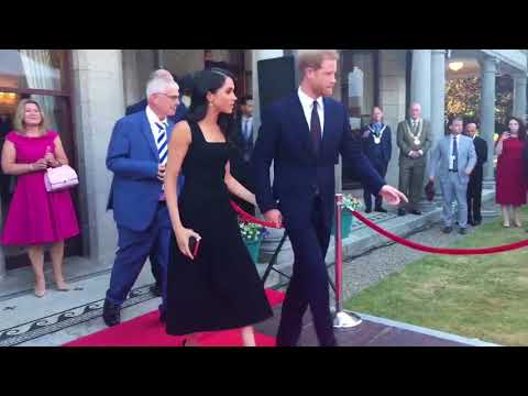 The Duke & Duchess of Sussex ARRIVE in DUBLIN for their first official visit to IRELAND 2018