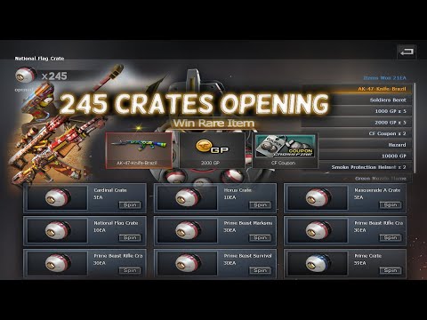 Crossfire West | Opening 125 MIX Crates & +120 Prime Beast crates