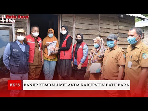 KETUA BK3S KABUPATEN BATU BARA BERSAMA INALUM BERIKAN BANTUAN KEPADA KORBAN TERDAMPAK BANJIR