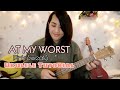 At my worst | Pink Sweat$ | Ukulele Tutorial | Easy chords and Strumming pattern | No Capo ❤️