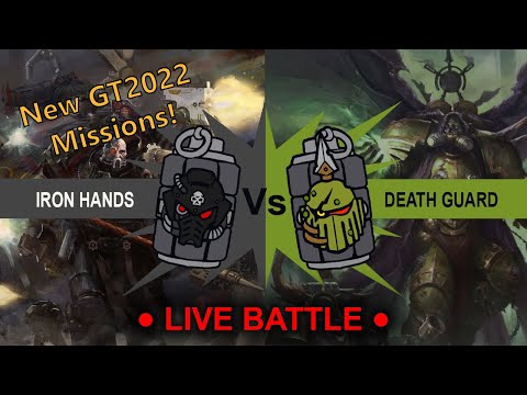 Iron Hands vs Death Guard (Live Warhammer 40k!)