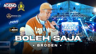 Download lagu BOLEH SAJA • BRODEN • AGENG MUSIC • LIVE ARKAS GENERATION JOMBANG mp3