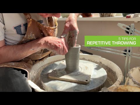 116. 5 Tips for Repetitive Throwing on the Pottery Wheel
