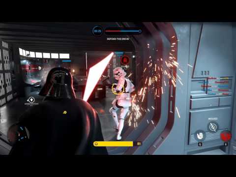 Star Wars Battlefront 2015 - Darth Vader defending the Death Star