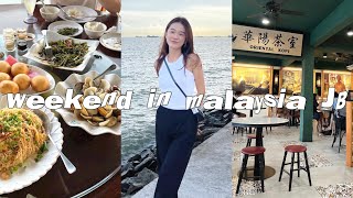 WEEKEND IN JOHOR BAHRU [VLOG] day trip to desaru, BEST seafood place, MEGA mall, what i eat in JB