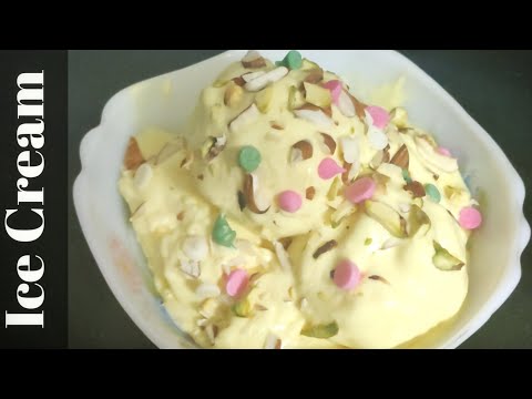 Vanilla Custard Ice Cream l مزیدار ایسکریم l Tasty Ice Cream