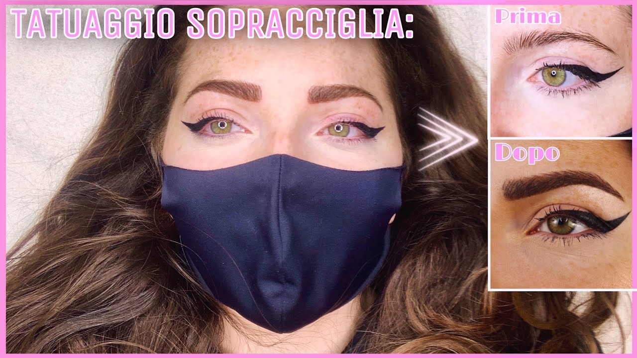 MI TATUO LE SOPRACCIGLIA!!!😱🤭—VLOG—1^ e 2^ Seduta+Guarigione.