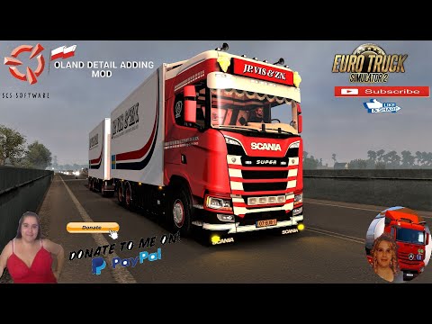 Euro Truck Simulator 2 (1.39) Scania S520 JP.VIS & ZN Tandem Truck "Best Truck" + DLC's & Mods