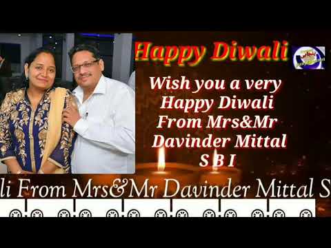 Diwali wishes davinder mittal
