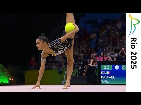 Sofia Raffaeli Ball All Around Final (29.100) 2025 Rio Rhythmic Gymnastics World Championships BRA