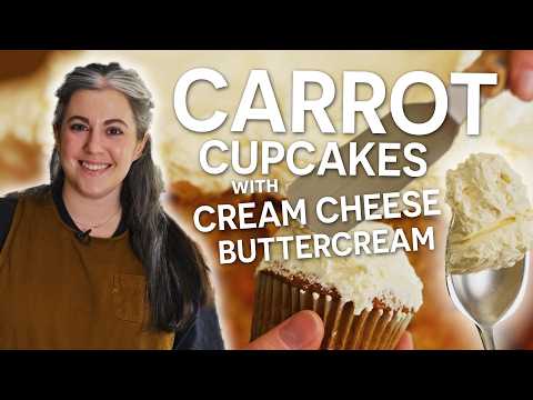 Cream Cheese Buttercream Carrot Cupcakes