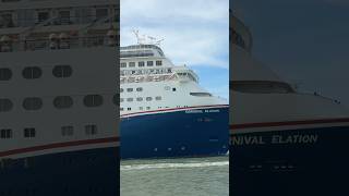 Carnival Elation in Port Canaveral #shorts #carnivalcruise #carnivalelation #cruiseship  #cruiselife