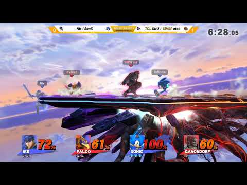AGON N2 - SWSP | otek + SwU Vs. Nir + SonX - Losers Round 4 - Smash 4 Doubles