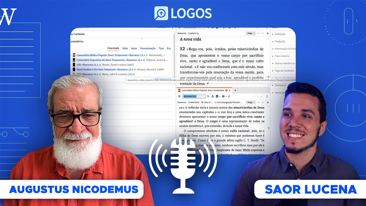 QUAIS AS UTILIDADES E PERIGOS DA I.A. PARA ESTUDAR A BÍBLIA? - COM AUGUSTUS NICODEMUS |  LOGOS