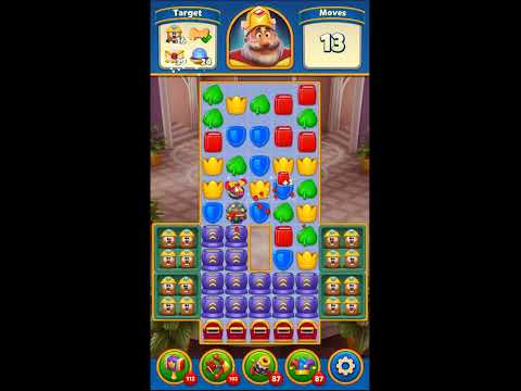 Royal Match Level 2224 - NO BOOSTERS GAMEPLAY 👑 | SKILLGAMING ✔️