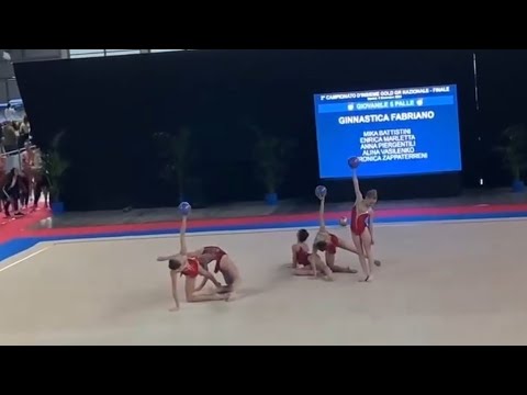 Ginnastica Fabriano Squadra Junior (ITA) 5 Balls Final– Campionato D'Insieme Gold GR Rimini 2024