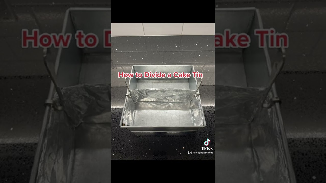 Watch video How to Divide you cake tins into two Now How to Divide you cake tins into two