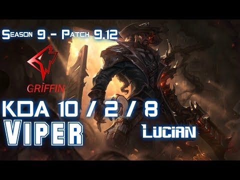 GRF Viper LUCIAN vs SIVIR ADC - Patch 9.12 KR Ranked