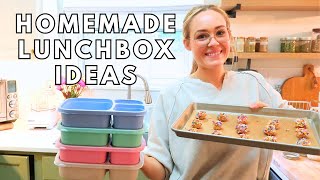 Back To School Kids Lunchbox Ideas! Make Healthier + Homemade School Lunches