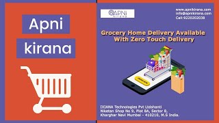 Grocery Home Delivery Available With Zero Touch Delivery | Apni Kirana | DOWNLOAD THIS VIDEO IN MP3, M4A, WEBM, MP4, 3GP ETC