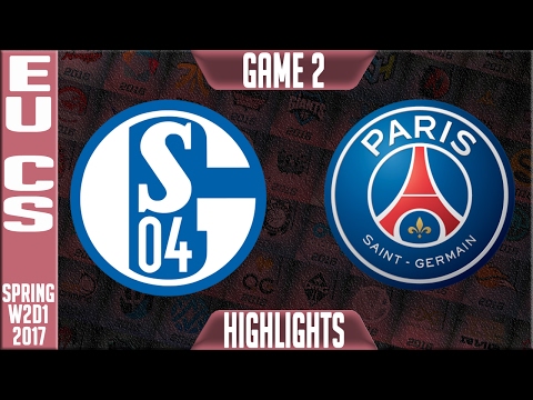 Schalke04 vs PSG Highlights Game 2 - EUCS Week 2 Spring 2017 - S04 vs PSG G2