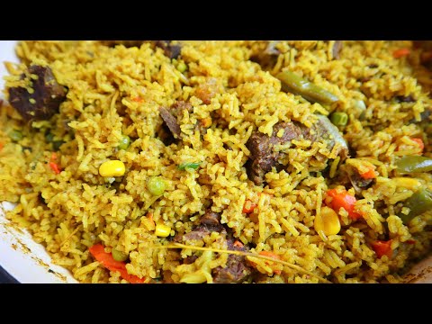 How To Make Jamaican Curry Goat One Pot With Rice | Curry Goat