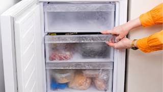 Instead of throwing it away, put it in the freezer to drop summer power bills